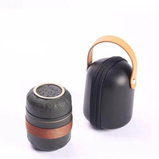 Portable Chinese Kung Fu Ceramic Tea Mug - MaviGadget