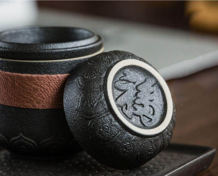 Portable Chinese Kung Fu Ceramic Tea Mug - MaviGadget
