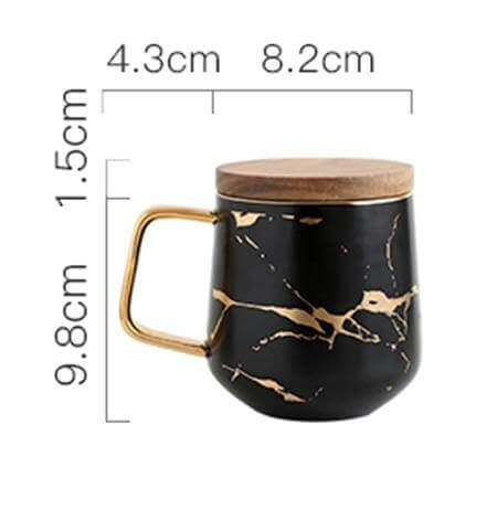 Elegant Nordic Marble Ceramic Coffee Mugs - MaviGadget