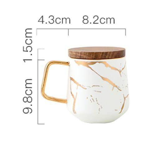 Elegant Nordic Marble Ceramic Coffee Mugs - MaviGadget
