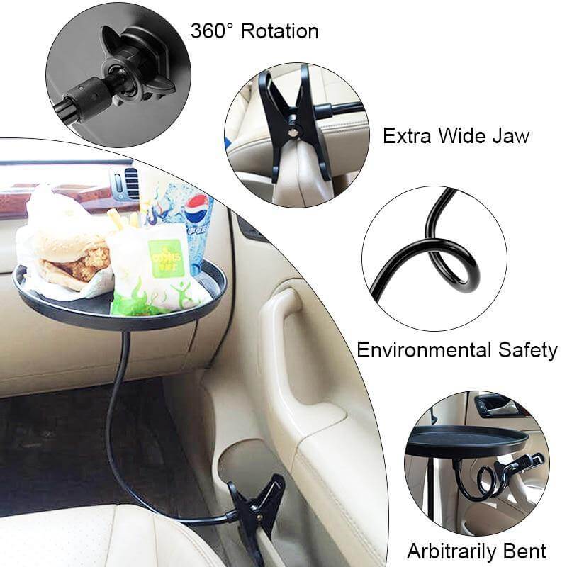 Adjustable Car Snack Holder Tray Organizer - MaviGadget
