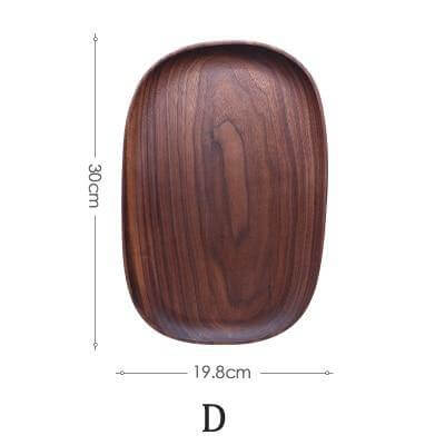 Irregular Natural Wood Plates - MaviGadget