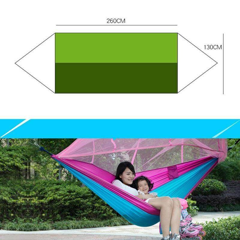 Portable Adventure Camping Outdoor Mosquito Net Hammock - MaviGadget