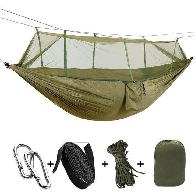 Portable Adventure Camping Outdoor Mosquito Net Hammock - MaviGadget