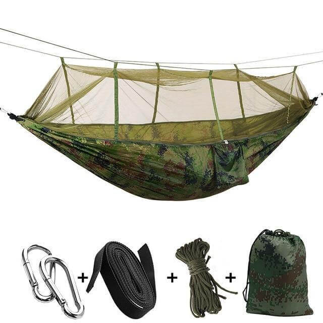 Portable Adventure Camping Outdoor Mosquito Net Hammock - MaviGadget