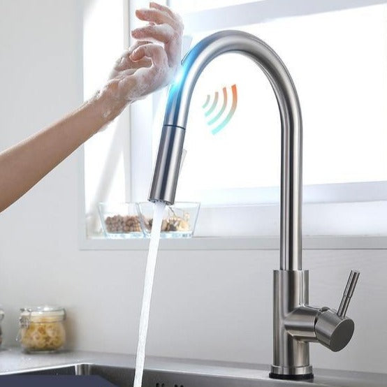 Smart Assistive Touch Control Kitchen Faucet - MaviGadget