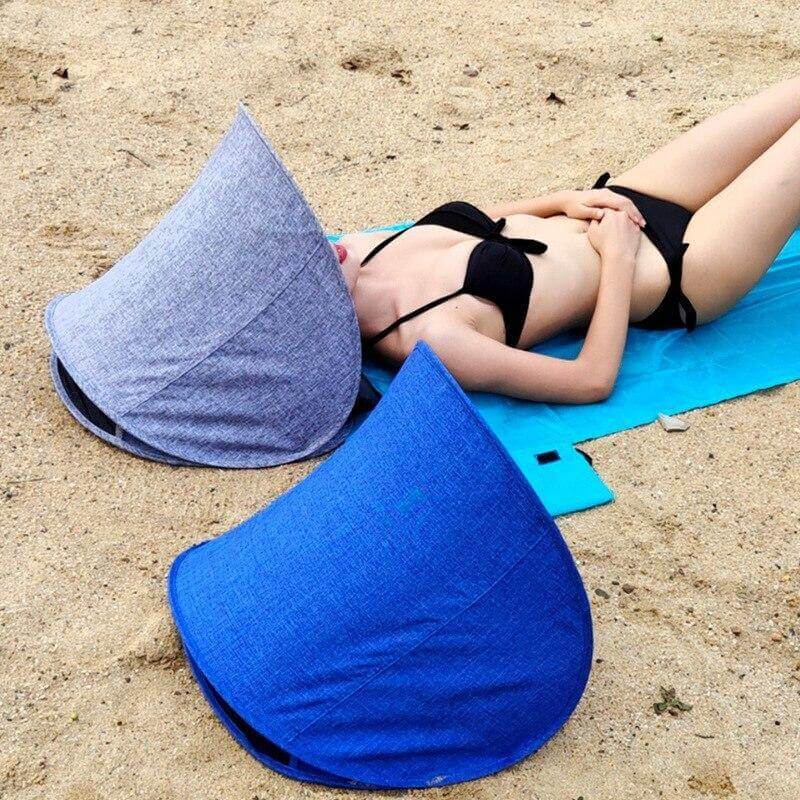 Beach Face Tent Umbrella with Air Pillow - MaviGadget
