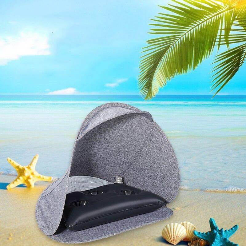Beach Face Tent Umbrella with Air Pillow - MaviGadget