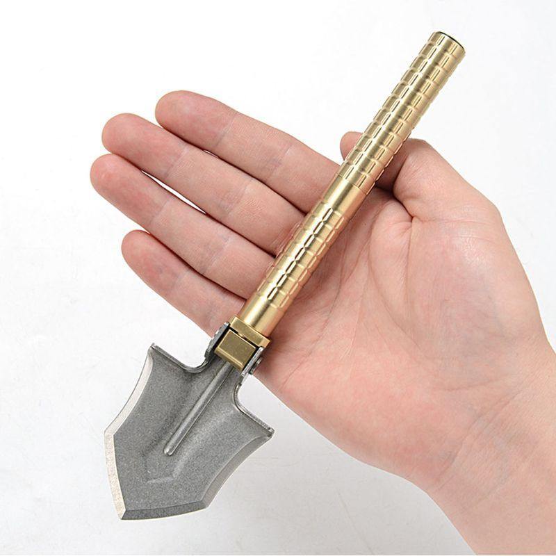 3in1 Mini Multifunctional Folding Camping Shovel - MaviGadget