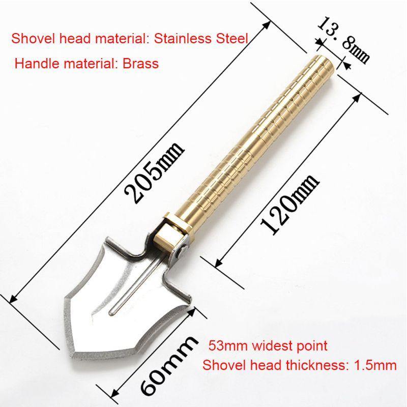 3in1 Mini Multifunctional Folding Camping Shovel - MaviGadget