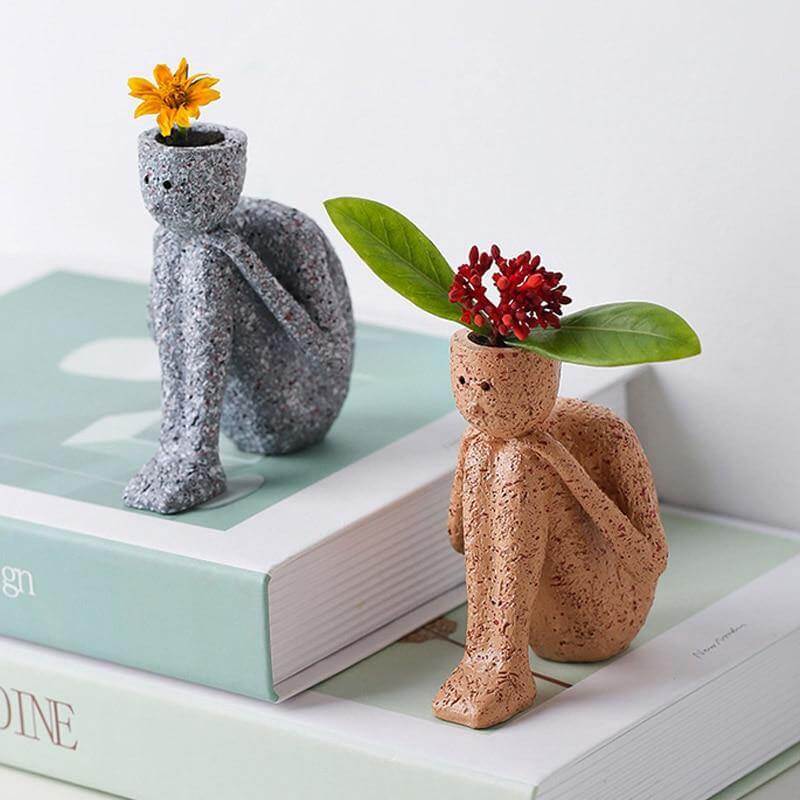 Nordic Creative Cut Portrait Flower Pots - MaviGadget