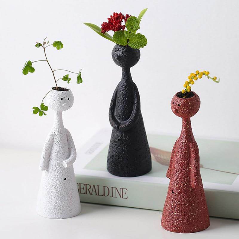 Nordic Creative Cut Portrait Flower Pots - MaviGadget