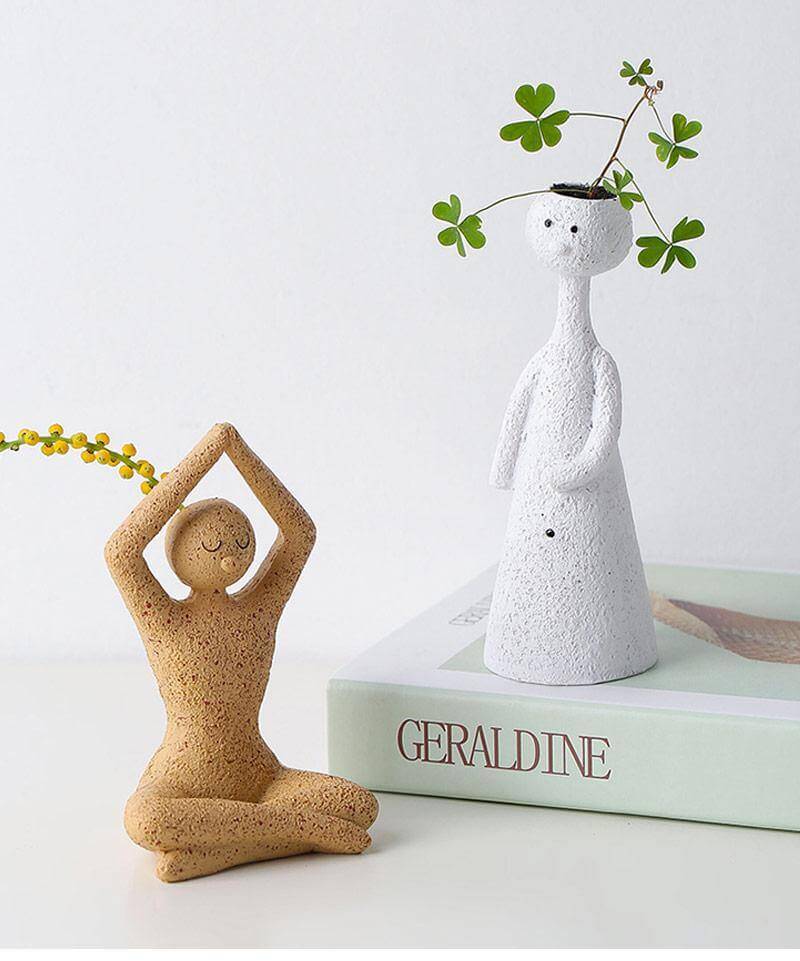 Nordic Creative Cut Portrait Flower Pots - MaviGadget