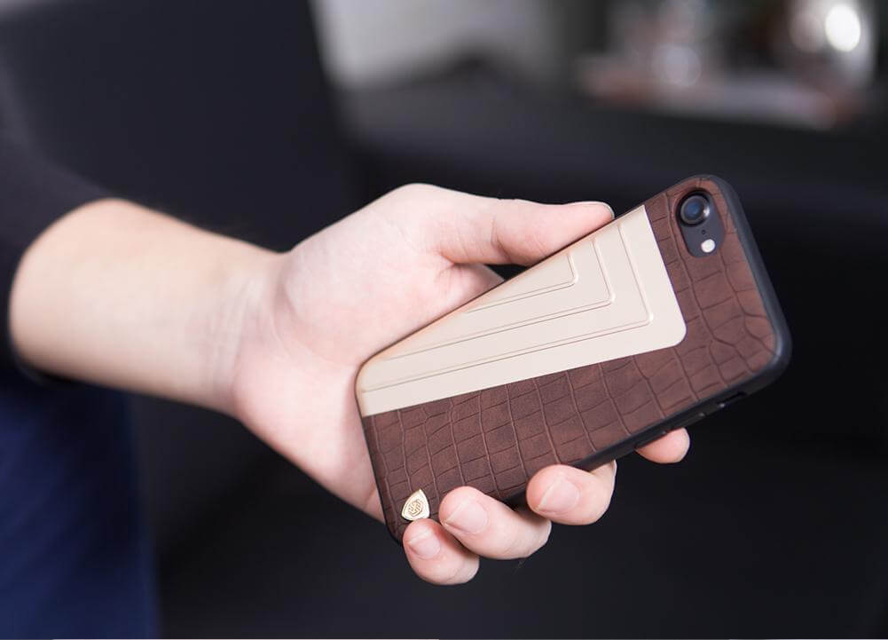 Leather+Aluminum+Soft Hybrid Back Cover Iphone Cases - MaviGadget