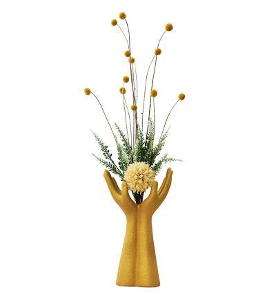European Hand Model Ceramic Vase Decoration - MaviGadget