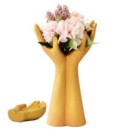 European Hand Model Ceramic Vase Decoration - MaviGadget
