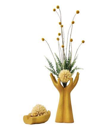 European Hand Model Ceramic Vase Decoration - MaviGadget