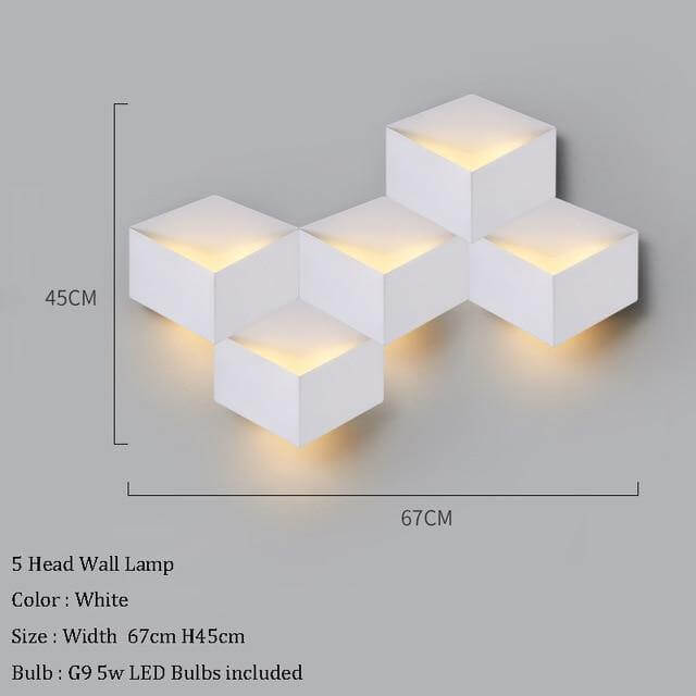 Creative Modern Geometric LED Wall Light - MaviGadget