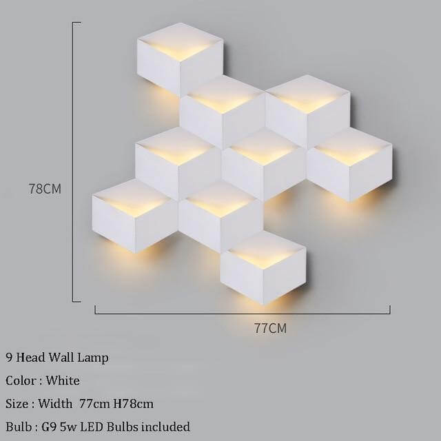Creative Modern Geometric LED Wall Light - MaviGadget