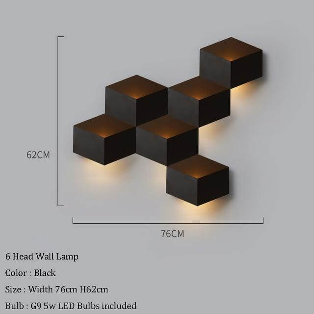 Creative Modern Geometric LED Wall Light - MaviGadget