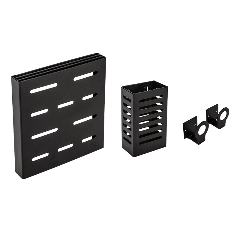 Mat Black No Drill Metal Kitchen Storage - MaviGadget