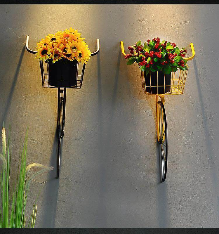 Retro Creative Iron Bicycle Head Wall Decor - MaviGadget