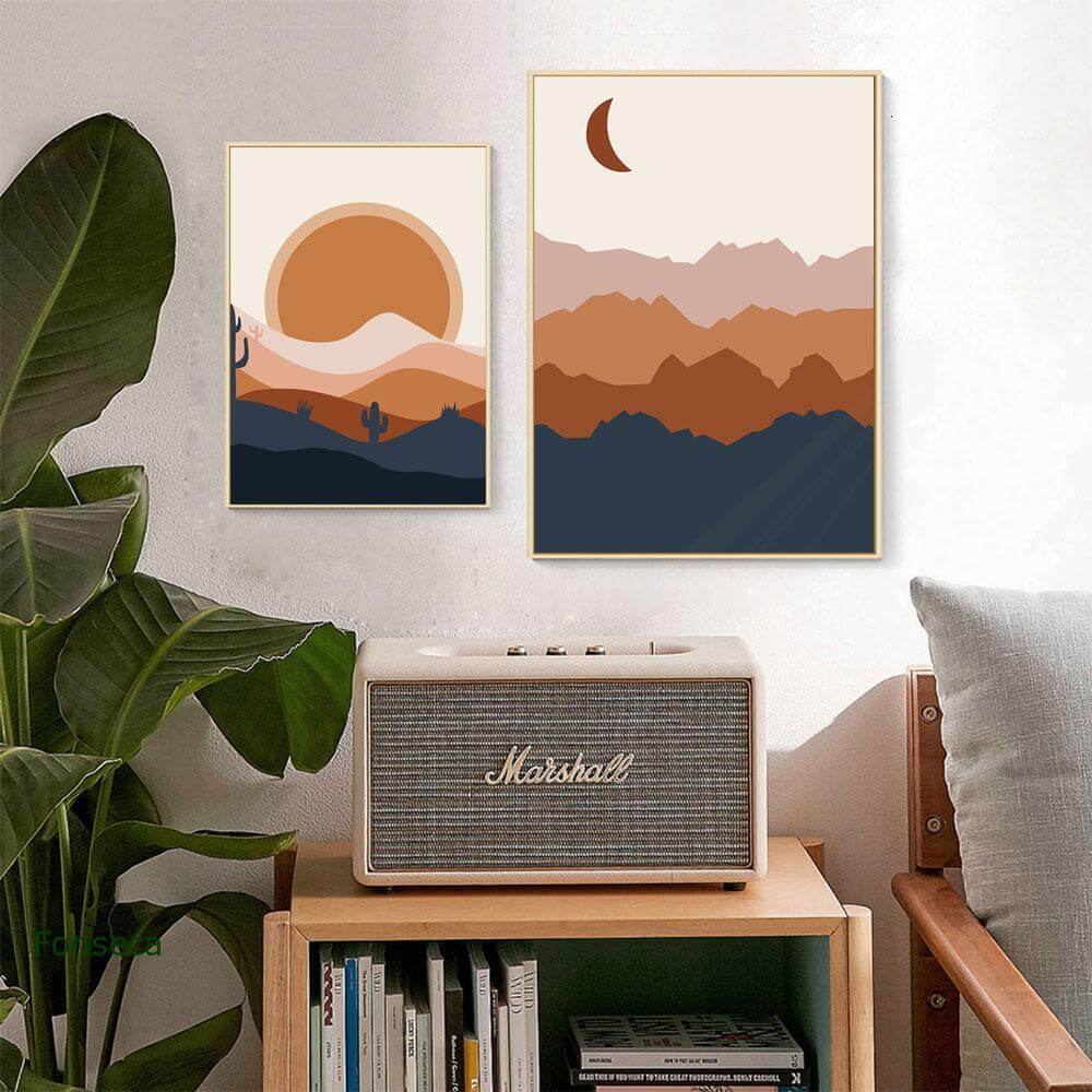 Abstract Boho Landscape Pictures - MaviGadget