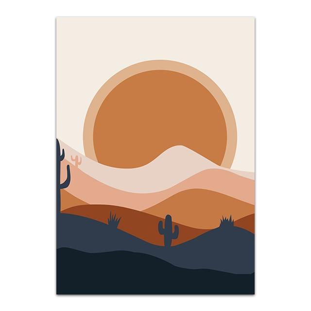 Abstract Boho Landscape Pictures - MaviGadget
