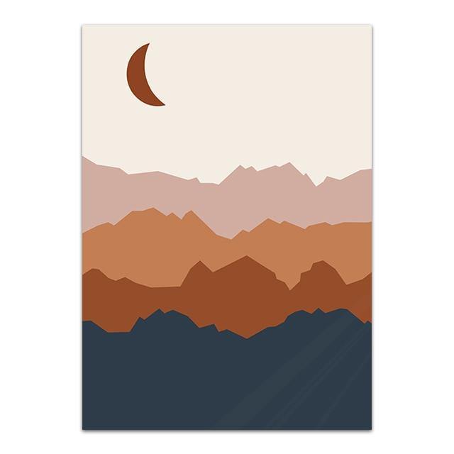Abstract Boho Landscape Pictures - MaviGadget