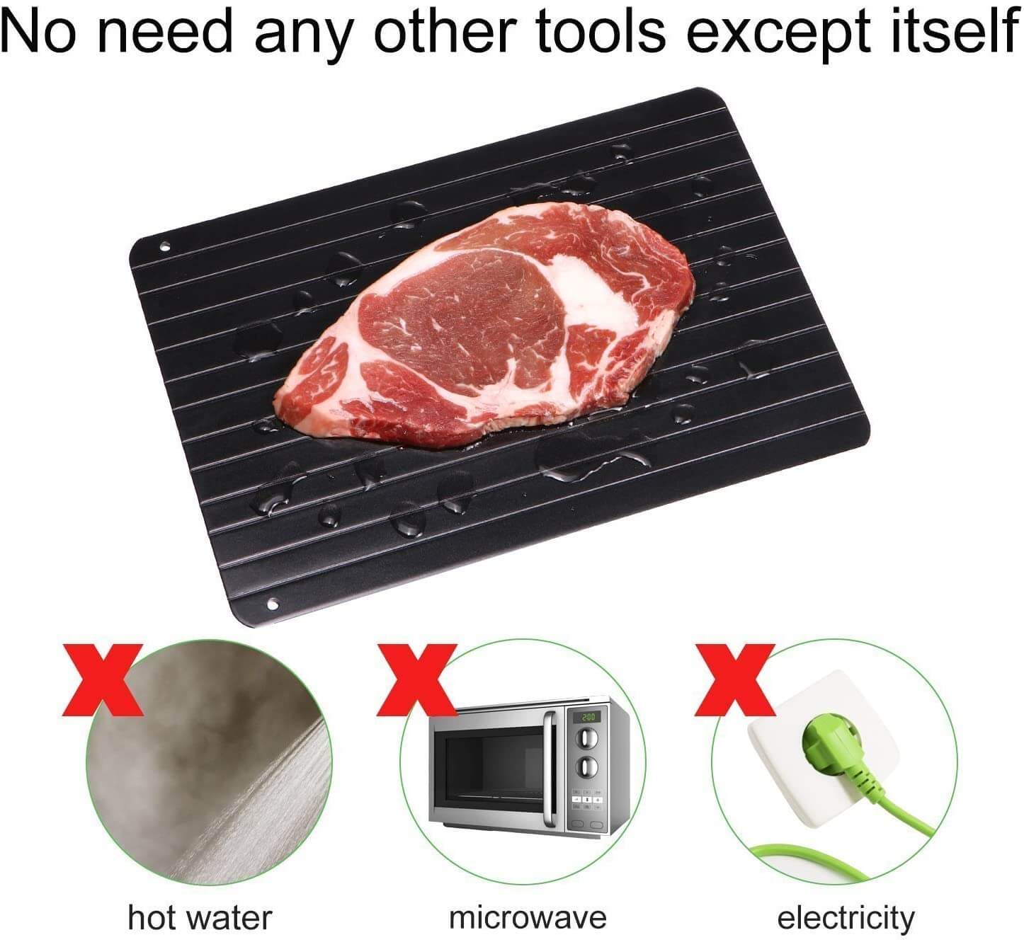 Defrosting Meat Tray without Electricity - MaviGadget