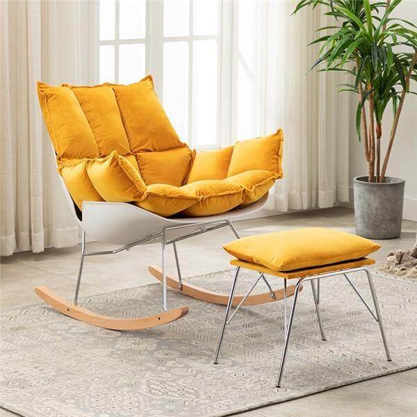 Modern Nordic Casual Rocking Chair - MaviGadget