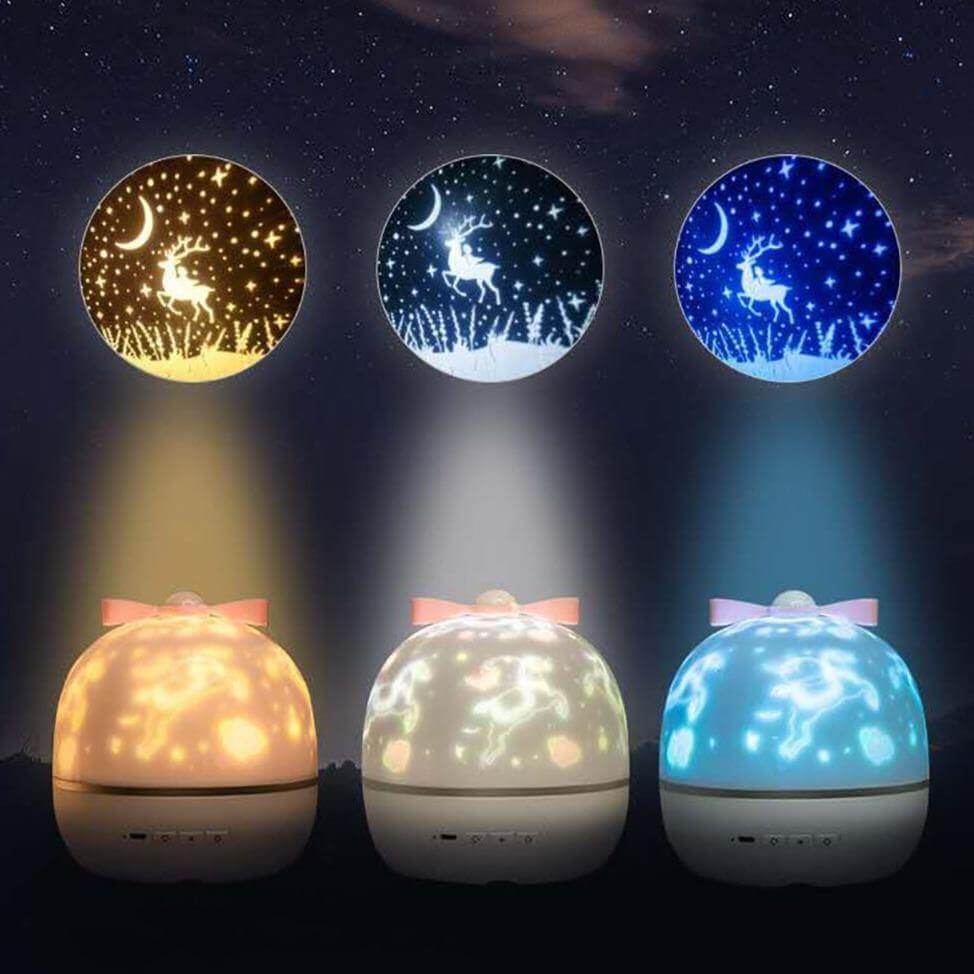 360 Degree Rotating Projection Night Lamp - MaviGadget