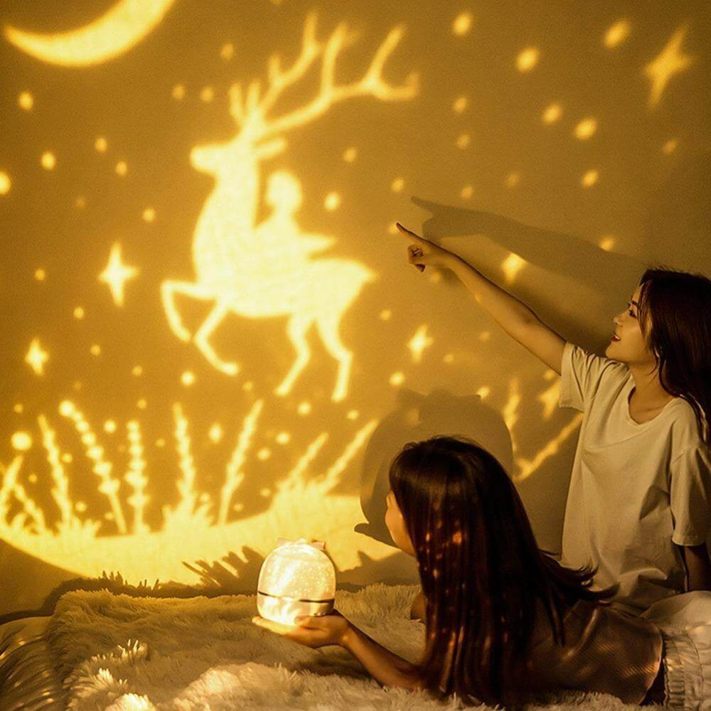 360 Degree Rotating Projection Night Lamp - MaviGadget