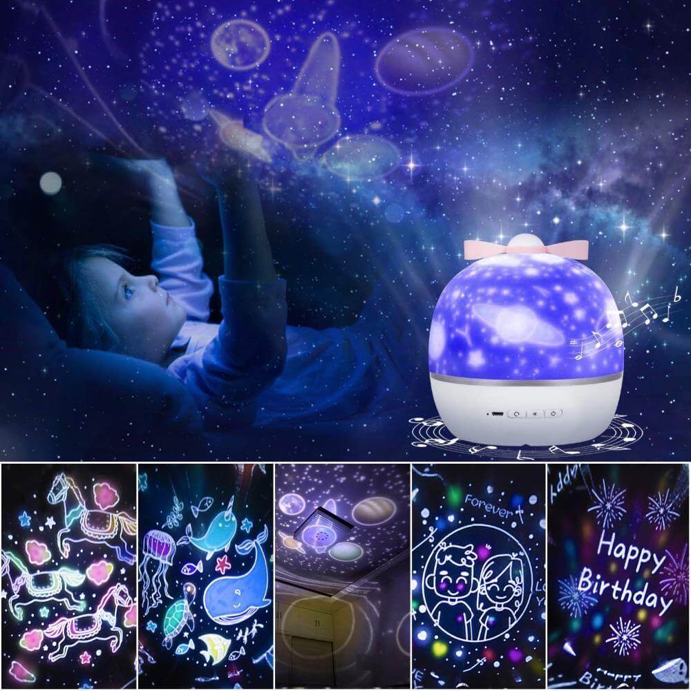360 Degree Rotating Projection Night Lamp - MaviGadget