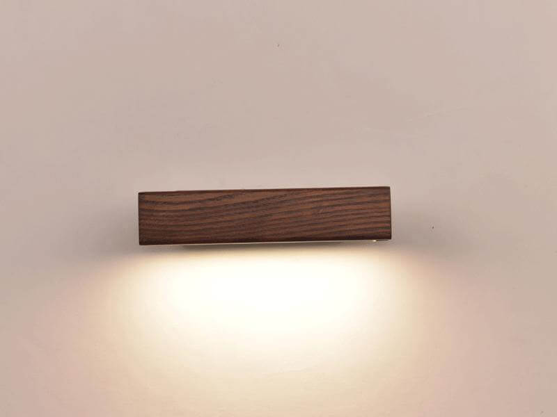 Modern Rotated Nordic Solid Wood Wall LED Lamp - MaviGadget