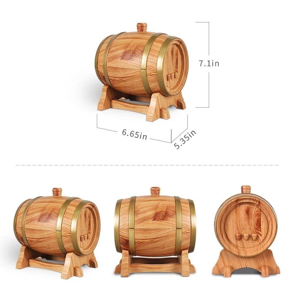 Smart Wine Barrel Aroma Diffuser  with Bluetooth Speaker - MaviGadget