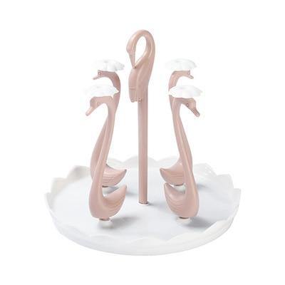 Glass Cup Swan Automatic Drainer - MaviGadget