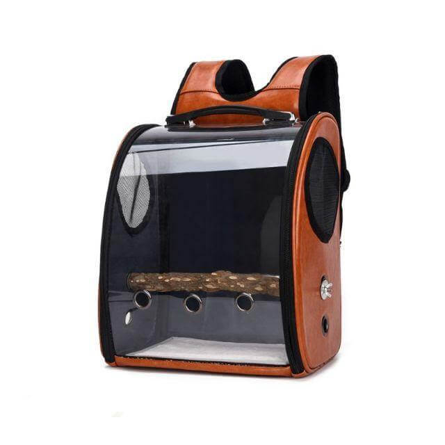 Space Capsule Bird Carrier Travel Birdcage Backpack - MaviGadget