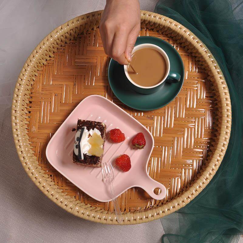Rattan Picnic Tray Table - MaviGadget
