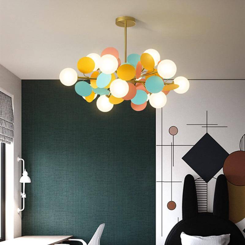 Nordic Multicolor Art Tree Led Pendant Lights - MaviGadget