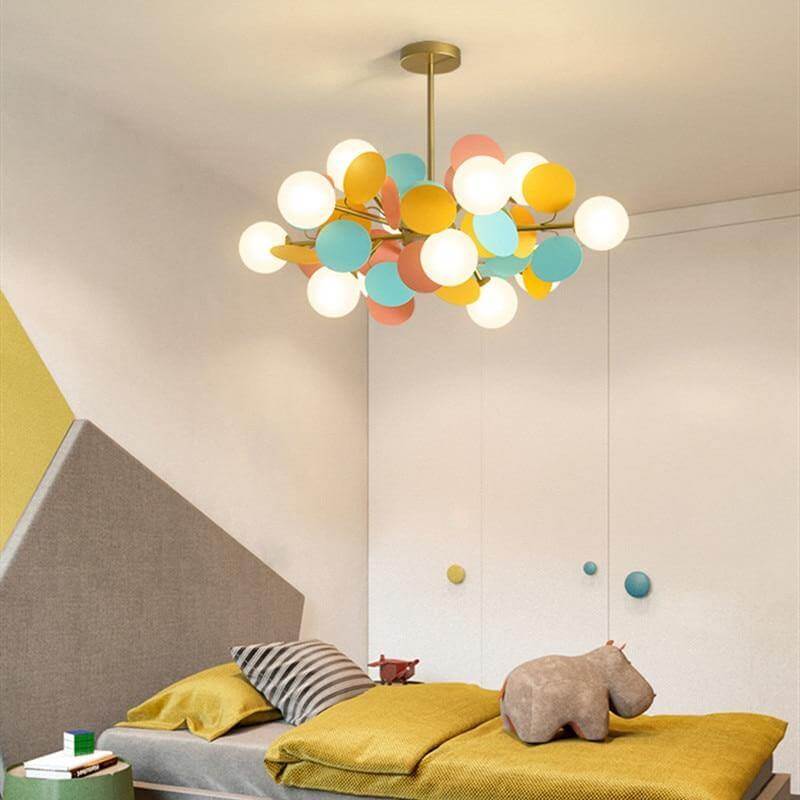 Nordic Multicolor Art Tree Led Pendant Lights - MaviGadget