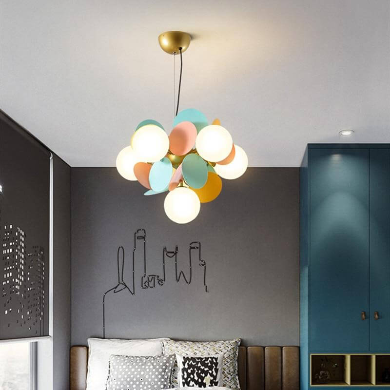 Nordic Multicolor Art Tree Led Pendant Lights - MaviGadget