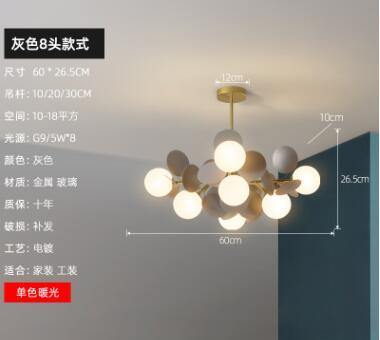 Nordic Multicolor Art Tree Led Pendant Lights - MaviGadget