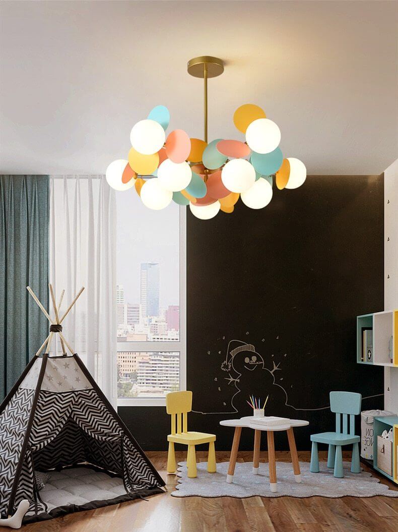 Nordic Multicolor Art Tree Led Pendant Lights - MaviGadget