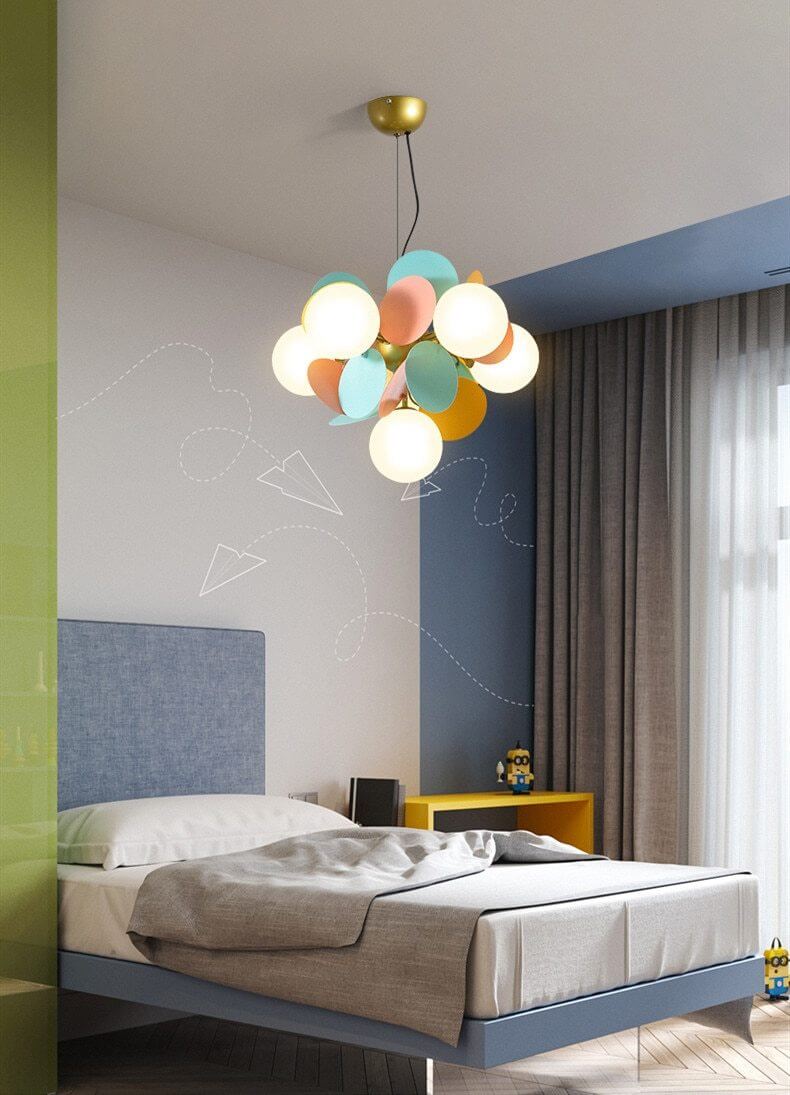 Nordic Multicolor Art Tree Led Pendant Lights - MaviGadget