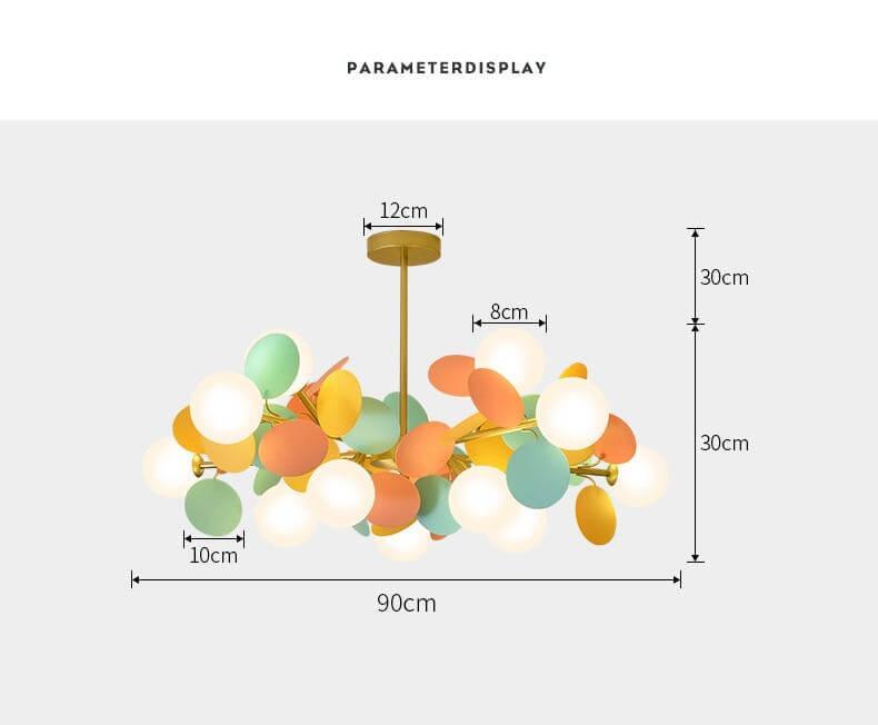 Nordic Multicolor Art Tree Led Pendant Lights - MaviGadget