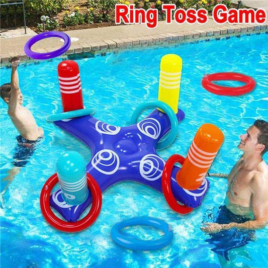 Inflatable Ring Throwing Ferrule Pool Toy - MaviGadget