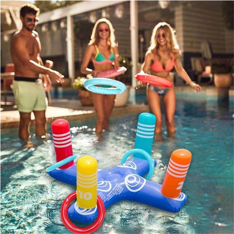Inflatable Ring Throwing Ferrule Pool Toy - MaviGadget