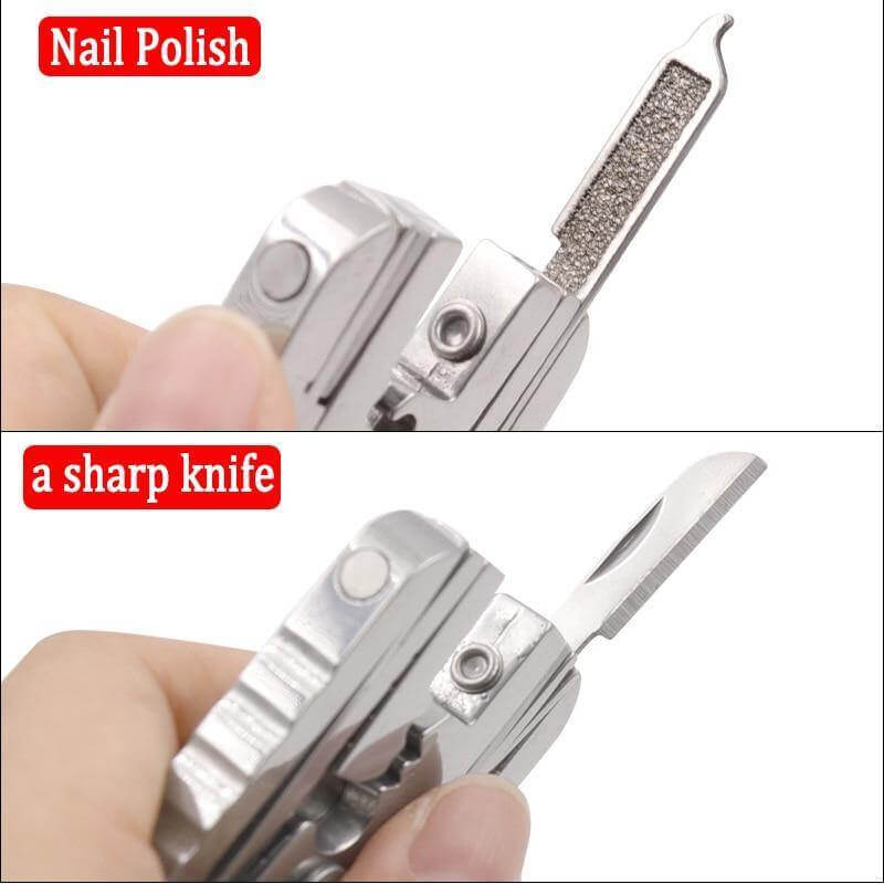 Stainless Steel Multifunctional Camping Keychain Tool - MaviGadget