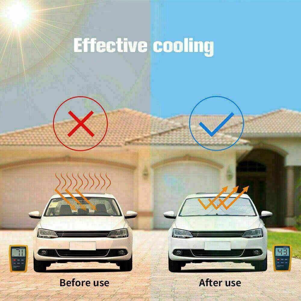 Car Front Window Sun Shield Protector Accessory - MaviGadget